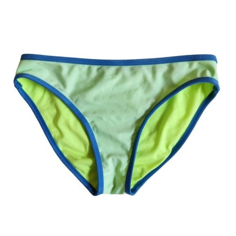 Under Armour blue green neon swim bottom sz 12